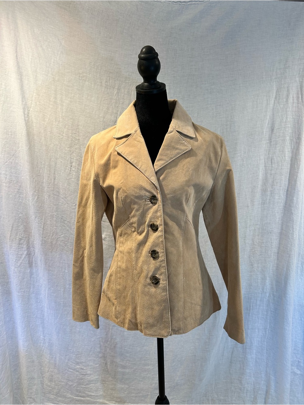 Wilson’s Leather vintage suede tan jacket